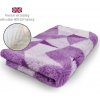 DRYBED Premium Vet Bed Mozaika fialový 100 x 75 cm