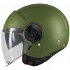 Otvorená motocyklová prilba MT Viale SV S zelená matná Veľkosť: S