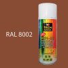 Farba v spreji akrylová TECH RAL 8002 lesklá 400 ml