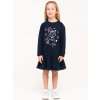 Winkiki dievčenské šaty WKG 92554 tmavo modrá
