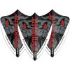 Letky na šípky Red Dragon Hardcore Peter Wright Snakebite, Red Eyes