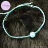 Dámský náramek ELISEN SHAMBALLA SVĚTLE MODRÝ/TYRKYSOVÝ Velikost: XS: 16 - 17 cm