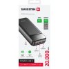 SWISSTEN POWER BANK 20000 mAh POWER LINE II ČIERNA