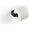 Čierny nástenný kovový držiak na toaletný papier Ume – Zone