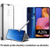 Otváracie Púzdro Luxria Clear View pre Samsung - Strieborné Samsung: Galaxy A20s