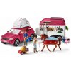 Schleich 42535 Dobrodružné auto s přívěsem a koněm