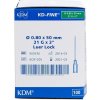 Injekčná ihla KD-FINE 21G 0,80 x 50 mm zelená, 100 ks