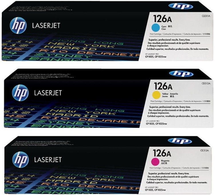 HP CF341A 3-pack - originálny