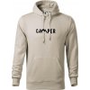 Camper nápis - Mikina pánska Cape s kapucňou - 2XL ( Ľadovo sivá )