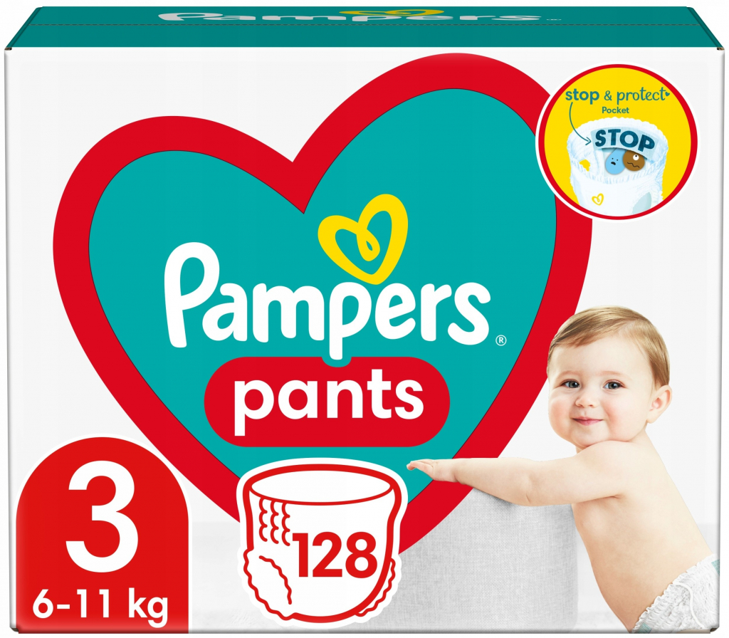 Pampers Pants 3 128 ks