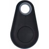 Lokalizátor kľúčenky malý veľkosť nájdenie telefónu bluetooth čierna
