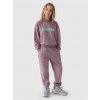 4F dievčenské tepláky TTROF754 Fialová