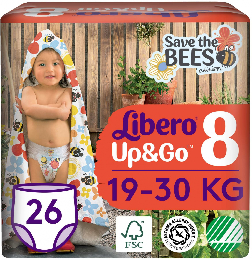 Libero Up&Go 19-30 kg XL 8 26 ks