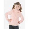QUECHUA Detská turistická mikina NH500 fleecová 2–6 rokov pastelovoružová 113-122 cm