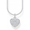 Thomas Sabo Náhrdelník heart pavé silver KE2046-051-14-L45v