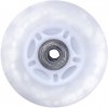 Svietiace koliesko na inline korčule PU 84*24 mm s ABEC 7 ložiskami biela