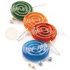 Forma na cukrovinky, lízatká a čokoládky 4 x zakrútené lízátko + 30 tyčiek - POP01 Lolly pop | SILIKOMART, Easy Ice-Cream