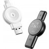 XO bezdrôtová indukčná nabíjačka Apple Watch a Samsung Galaxy Watch QI CX026 USB + USB-C 2,5 W čierna