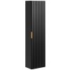 CMD Skrinka do kúpeľne ADEL BLACK 80-01-B-1D čierny mat MDF/laminát 35 cm x 140 cm x 25 cm