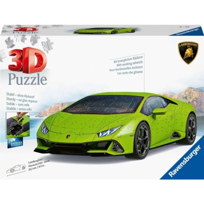 Ravensburger 3D puzzle Lamborghini Huracán Evo zelené 140 ks