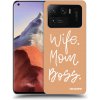 Picasee silikónový prehľadný obal pre Xiaomi Mi 11 Ultra - Boss Mama