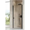 Ravak Chrome Sprchové dvere 80 Transparent čierne 0QV40300Z1 CSD1-80