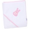 Canpol babies Osuška s kapucňou ružová