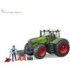 Bruder Farm traktor Fendt 1050 Vario s mechanickým a garážovým zariadením