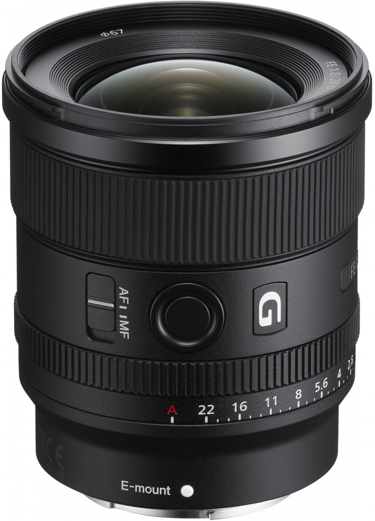 Sony FE 20mm f/1.8 G E