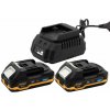Procraft PBC-Set 1 aku sada batérií 20V 2x 2Ah + 1 nabíjačka