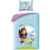 Detská posteľná bielizeň Gabby's Dollhouse 140x200 Mačací domček Gabi