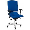 ASANA Seating Ergonomická kancelárska stolička Asana Steel Standard Farba čalúnenia: Eko koža Modrá 567, Opierky rúk: s opierkami 11 farieb