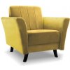 Nábytek PEGAS s.r.o. Křeslo LINEA Žluté, Kronos 43