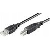 PremiumCord KU2AB2BK USB 2.0, propojovací, 2m, černý
