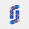 Happy Socks Modré ponožky Happy Socks s bodkami, vzor Big Dot