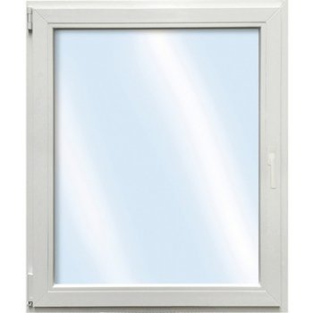 ARON Plastové okno jednokrídlové Basic biele 1050 x 550 mm DIN ľavé