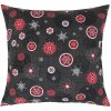 BELLATEX Vianoce vankúšik 40 × 40 cm 55/121 vianočné ozdoby sivé
