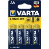 Varta Longlife AA 1,5V 4ks 650706