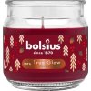 Sviečka Bolsius Large Jar,Winter Spices , vonná, Vianoce, červená, 100x98 mm, v skle
