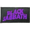 Black Sabbath Wavy Logo Nažehlovačka