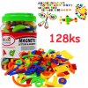 JOKO Magnetická abeceda a čísla + magnetky na skladanie Postavičiek, Domov 128ks