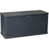 ALDOTRADE Záhradný úložný box drevo 280l antracit