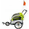 Nosič na bicykel pre 2 deti BestBerg BBTCH-10G / nosnosť 40 kg / zelený