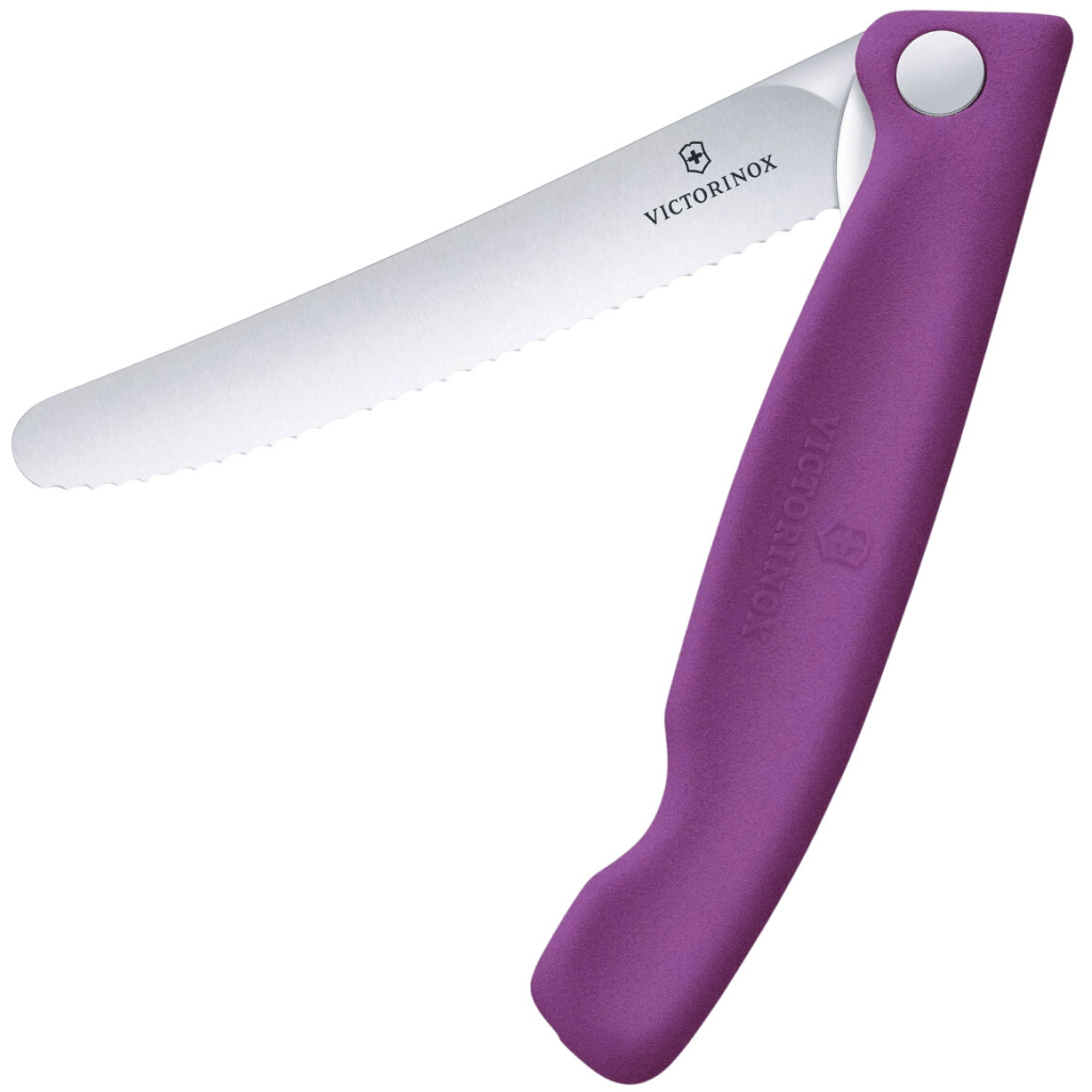 VICTORINOX Skladací desiatový nôž 11 cm Swiss Classic fialový