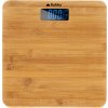 Ruhhy Digitálna kúpeľňová váha 180 kg na batérie Digitálna váha bambus 22522