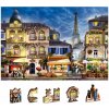 WOODEN CITY Drevené puzzle Raňajky v Paríži 2v1, 150 dielikov EKO