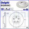 Brzdový kotúč DELPHI BG9950C