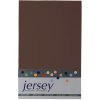 SCANquilt Prestieradlo JERSEY hnedá 90x200 cm