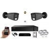 MS AI hybrid Light IP 2 kamerový set so switchom 5 Mpix Gtube (6144K2B) (Monitorrs Security)