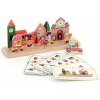 Vilac Drevená logická hra Postav to správne! Mesto